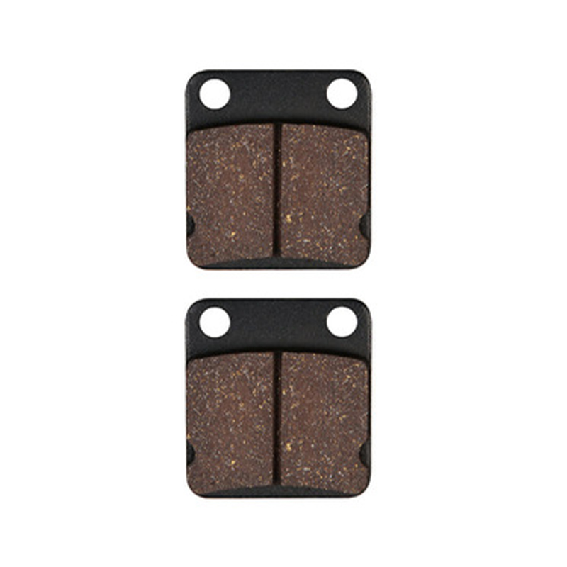 How does the anti-fading performance of motorcycle disc brake pads ensure continuous braking effect during long rides?